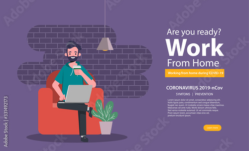 Employees are working from home to avoid spreading the coronavirus.