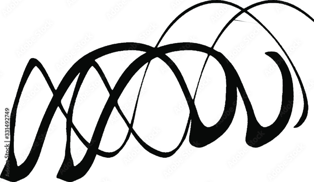 Swirled and curled stripes and brush strokes texture. Marble or acrylic atrwork imitation. Cool and swirly background. Abstract vector illustration. Black isolated on white. EPS10 Swirled and curled stripes and brush strokes texture. Marble or acrylic atrwork imitation. Cool and swirly background. Abstract vector illustration. Black isolated on white. EPS10