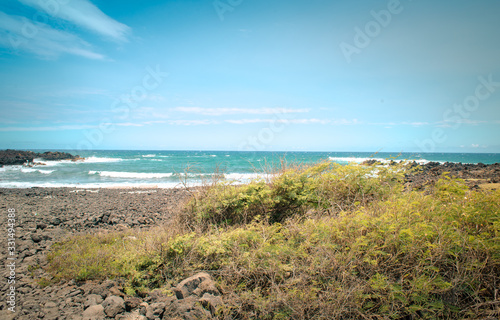 beach and sea