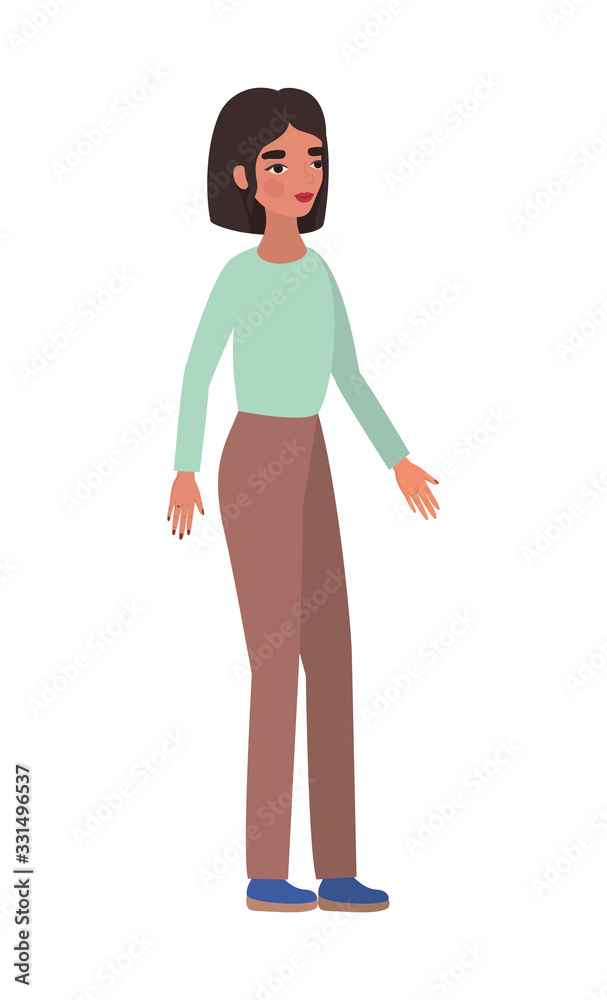 Isolated avatar woman vector design Isolated avatar woman vector design