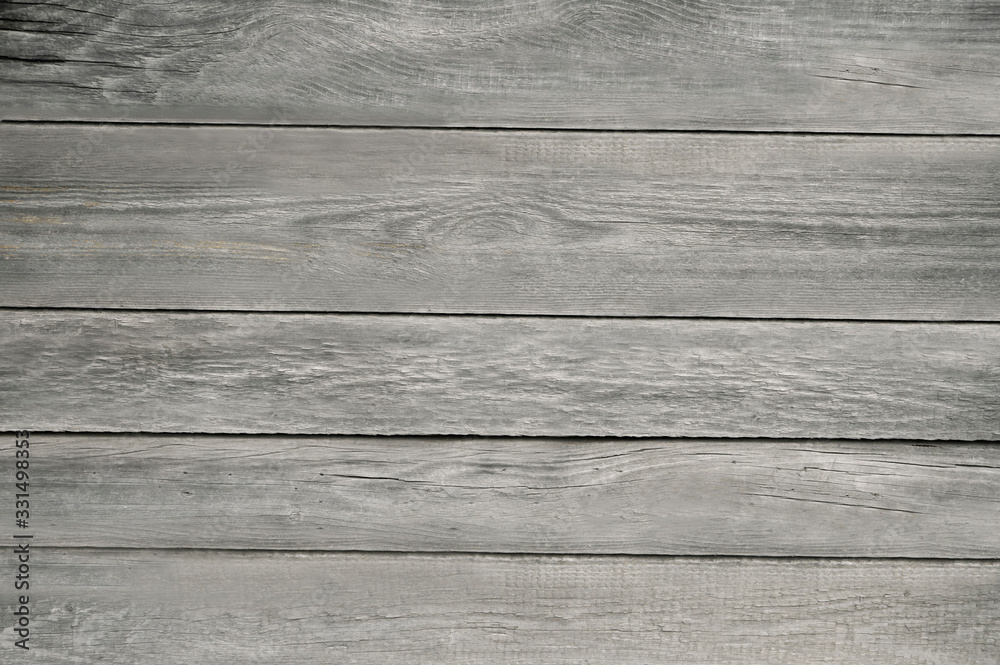 Fototapeta premium Old grey wooden wall background texture