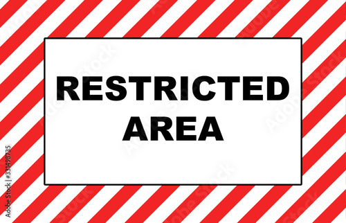 restricted area warning