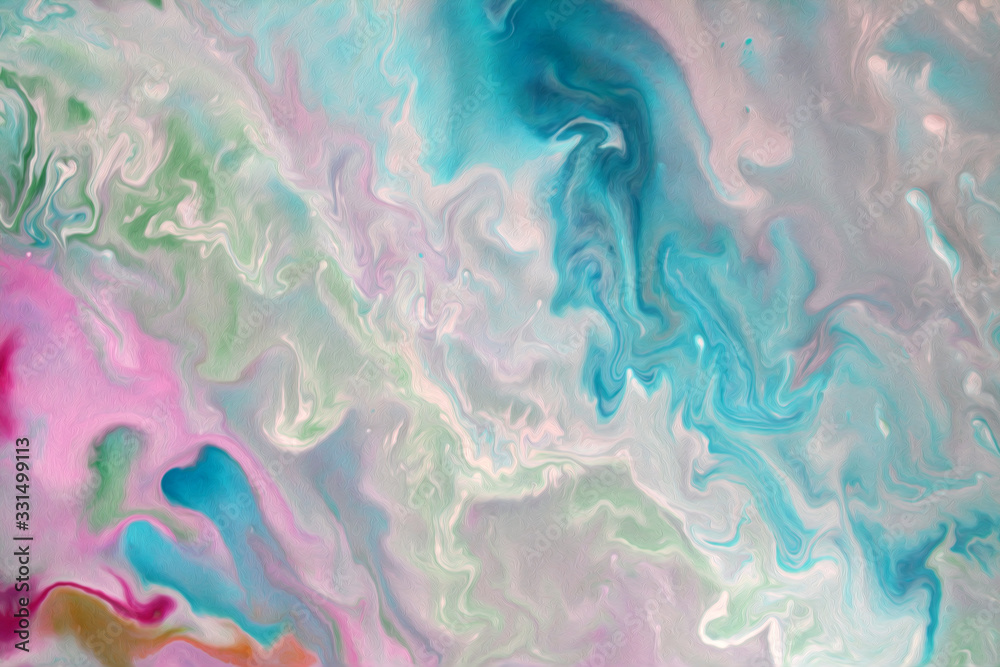 abstract background from a mixture of acrylic paints. Wallpaper, banner, design background