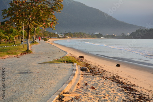 Wallpaper Mural sunrise on Itagua Beach in Ubatuba, Brazil Torontodigital.ca