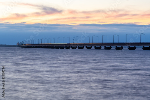 The Oland Bridge by twilight time photo