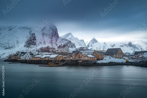 Sakrisoy village in Lofoten,Norway photo