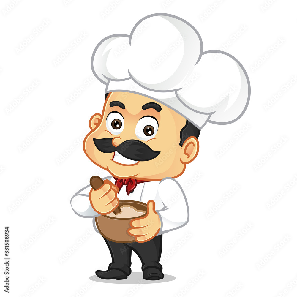 Chef cartoon cooking Chef cartoon cooking