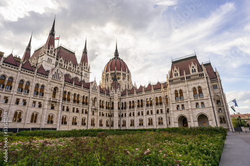 The Hungarian parliament in Budapest