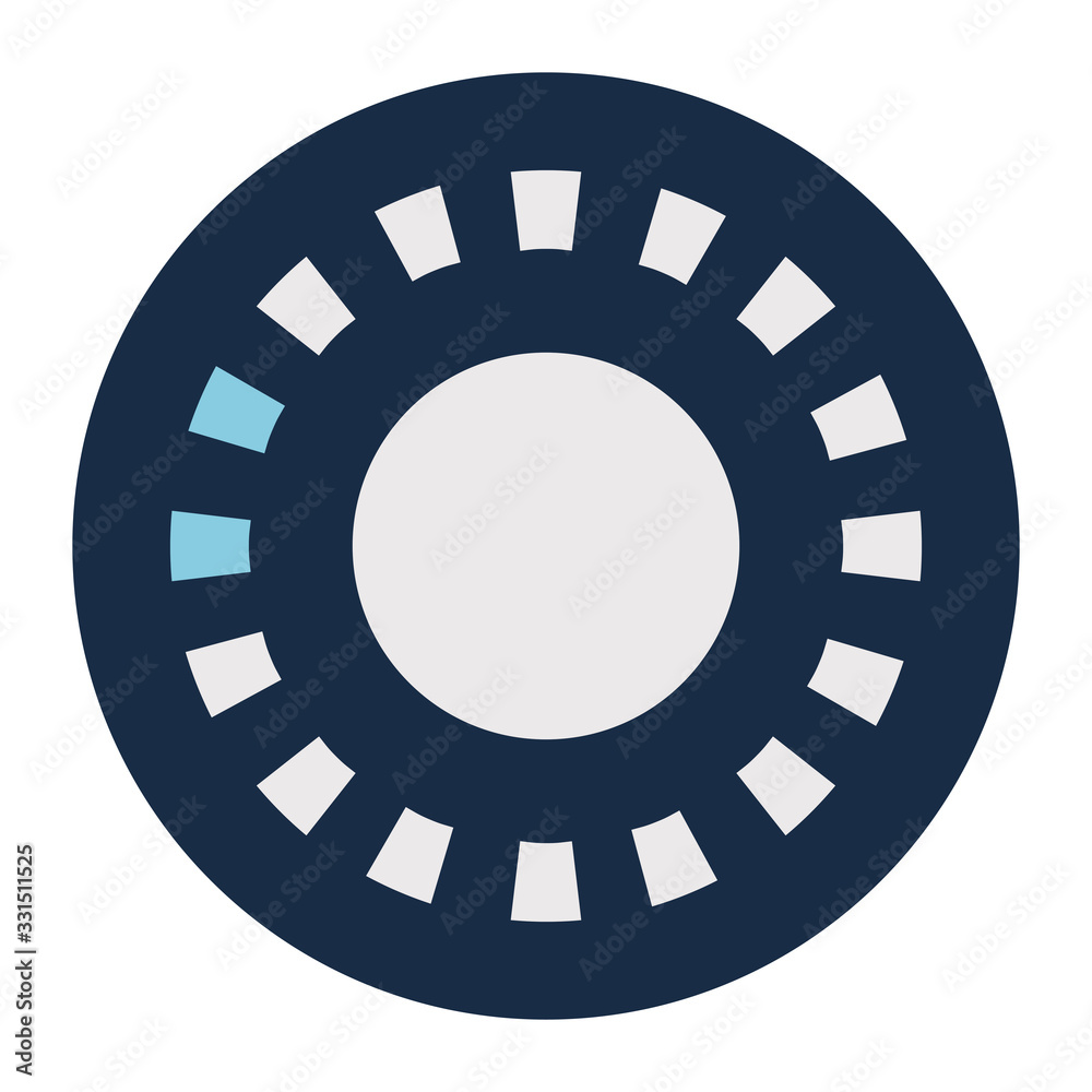 rectangles loading circle block style icon vector design rectangles loading circle block style icon vector design