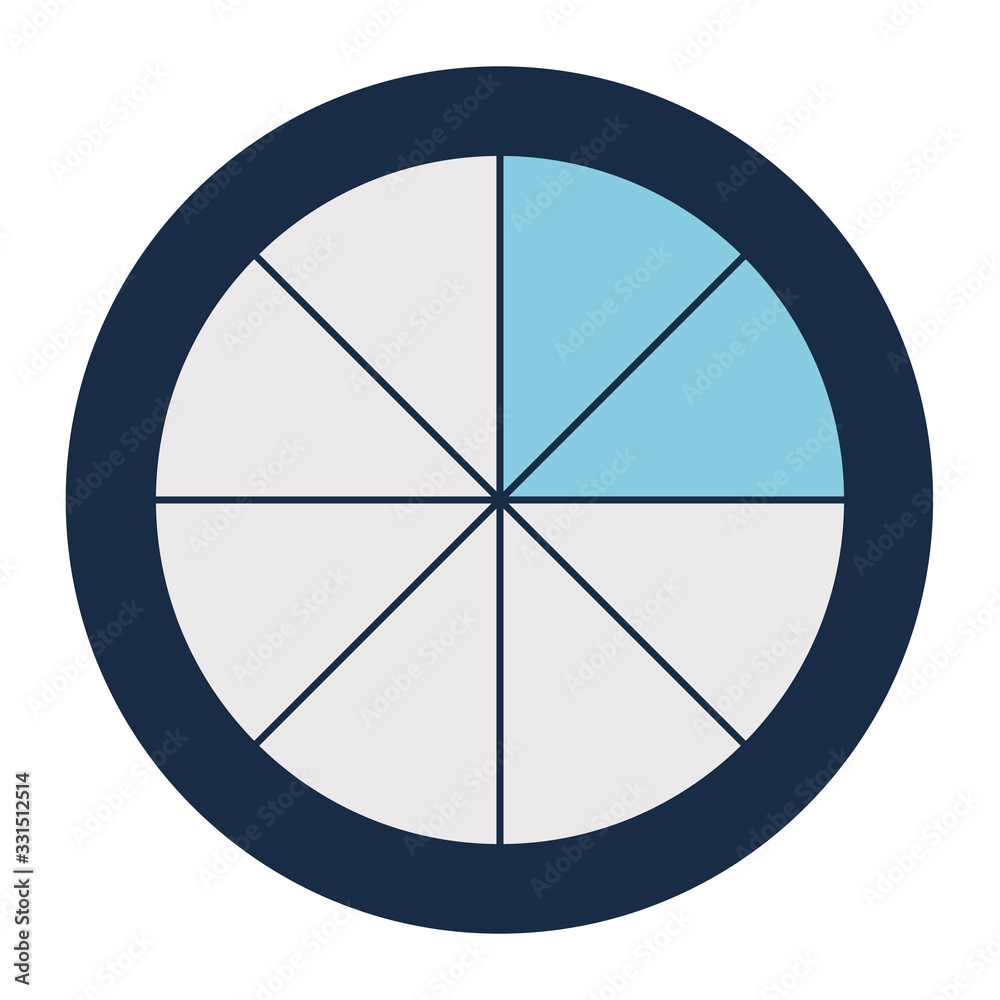 striped loading circle block style icon vector design striped loading circle block style icon vector design