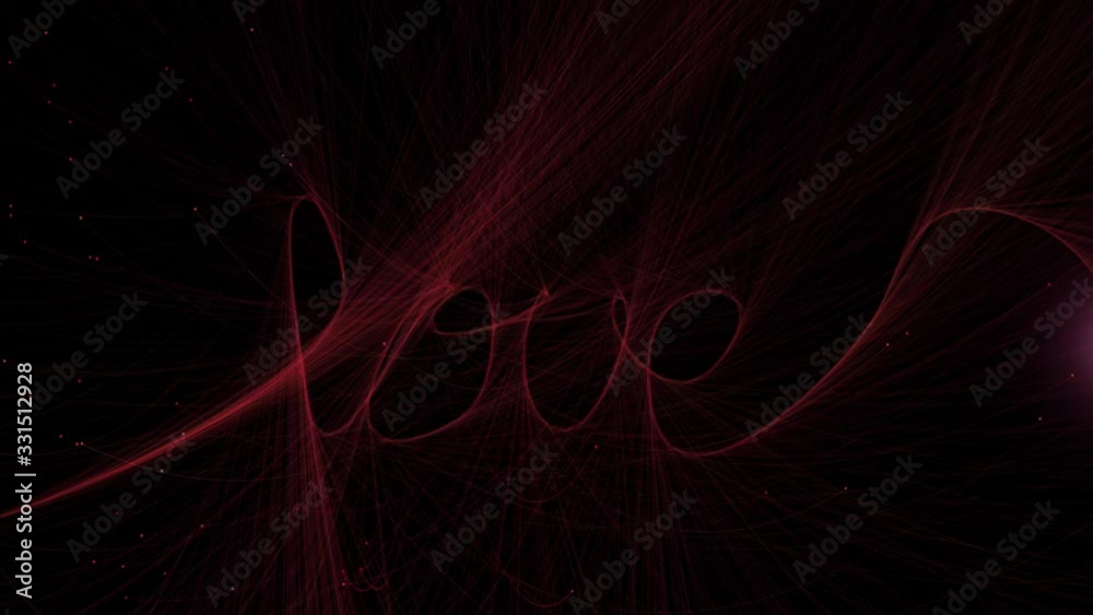 Red light particles spell out LOVE on a black background - can be looped Red light particles spell out LOVE on a black background - can be looped