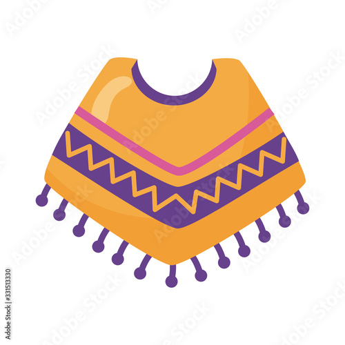 mexican culture poncho detaild style icon