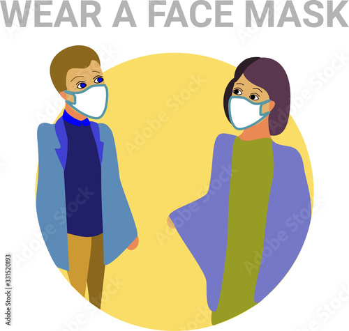 Wear a face mask during coronavirus