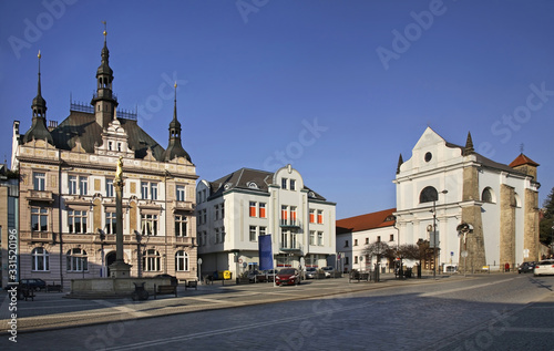 Bohemian Paradise (Cesky raj) square in Turnov. Czech Republic