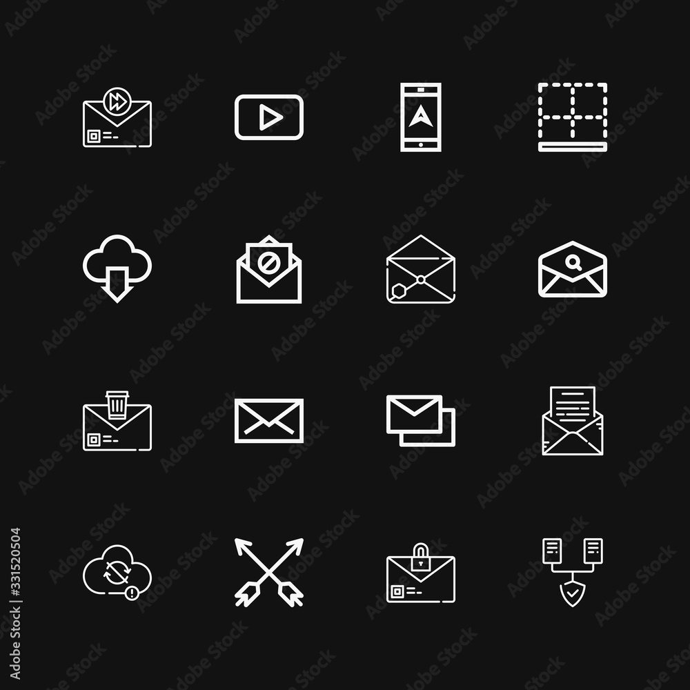 Editable 16 download icons for web and mobile Editable 16 download icons for web and mobile