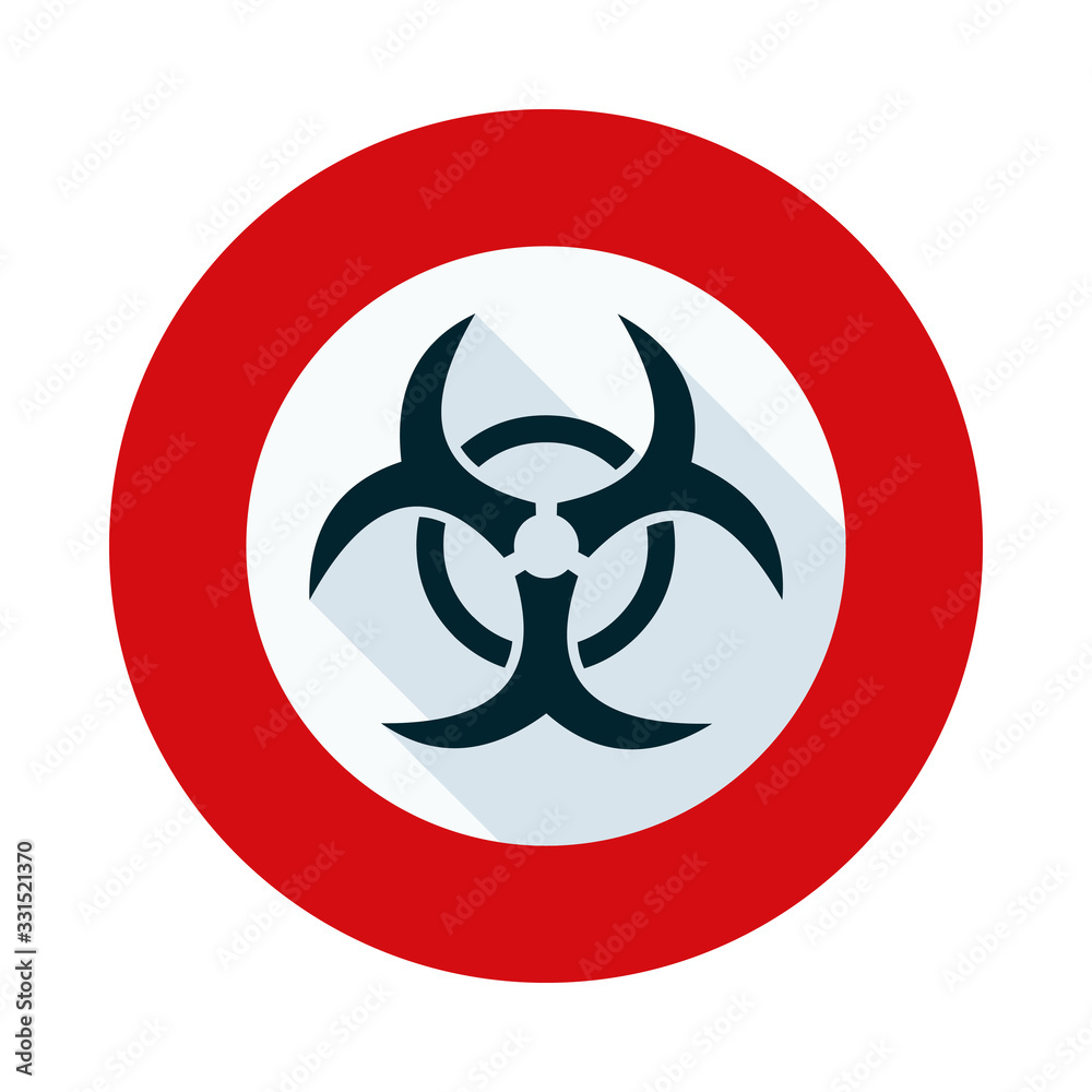Stop Virus Danger Alert vector sign label illustration Stop Virus Danger Alert vector sign label illustration