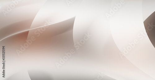 Billede på lærred Dynamic trendy simple fluid color gradient abstract cool background with overlapping line effects