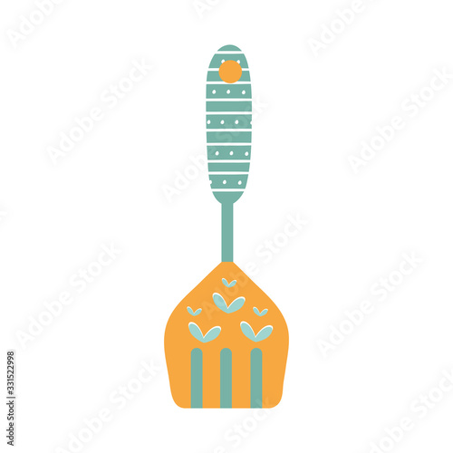 Isolated spatula flat style icon vector design
