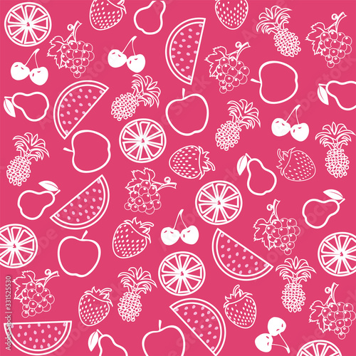  assorted fruit pattern