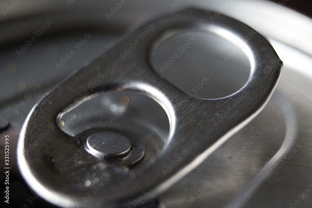 Beautiful picture of a sliced peel pouch can of soda Beautiful picture of a sliced peel pouch can of soda