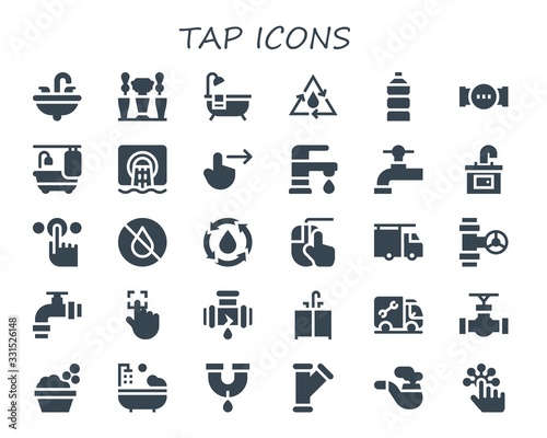 tap icon set