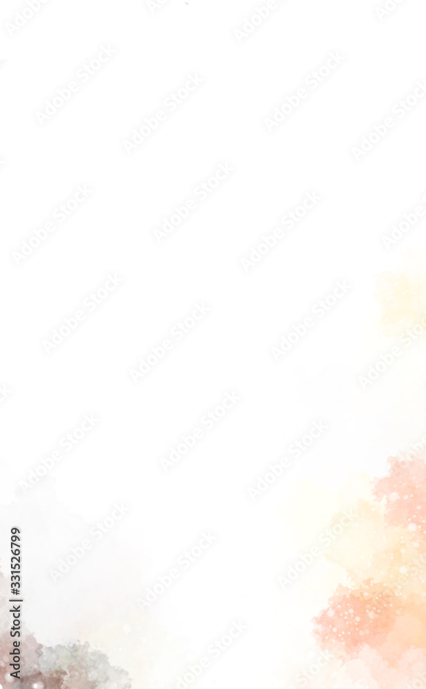 Watercolor painted background with blots and splatters. Brush stroked painting. 2D Illustration. Watercolor painted background with blots and splatters. Brush stroked painting. 2D Illustration.