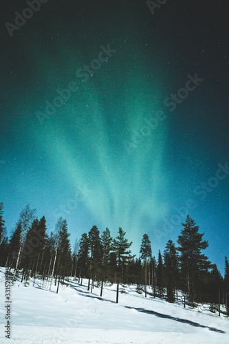 Magic and charming Aurora in Lapland