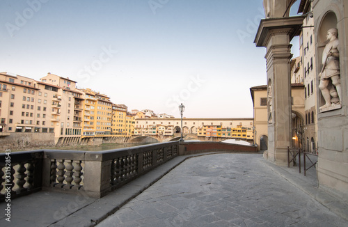 panoramic view of the historic center of florence