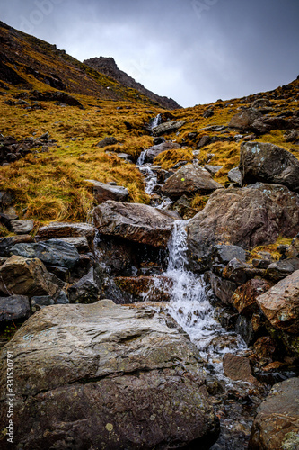 Strumie   w drodze na Snowdon - Walia 