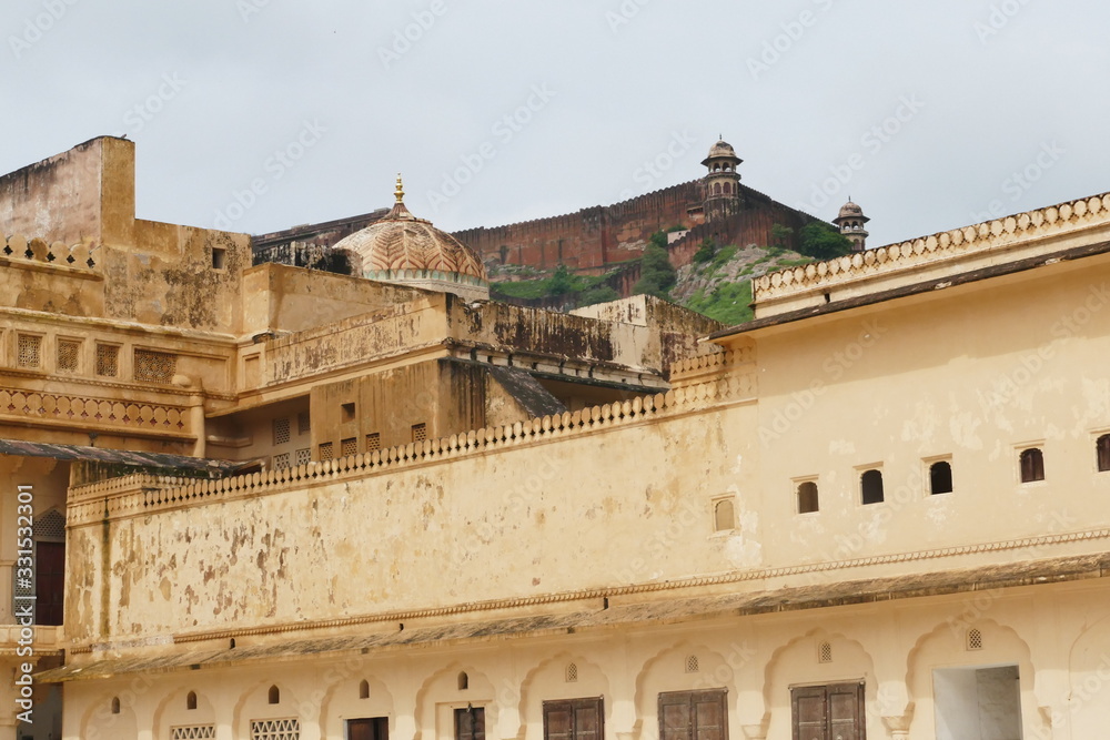 Fototapeta premium Hausdächer in Indien