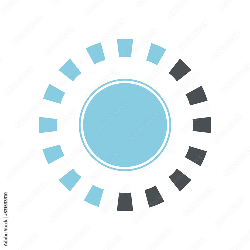 rectangles loading circle flat style icon vector design rectangles loading circle flat style icon vector design