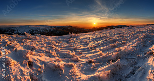 Winter in Jeseniky Mountain (Czech Republic)