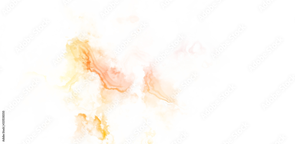 Fototapeta premium Abstract colorful watercolor on white background. Digital art painting.