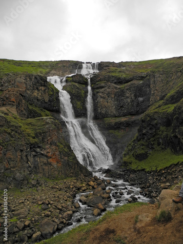 Wasserfall bei Hofteigur  Island