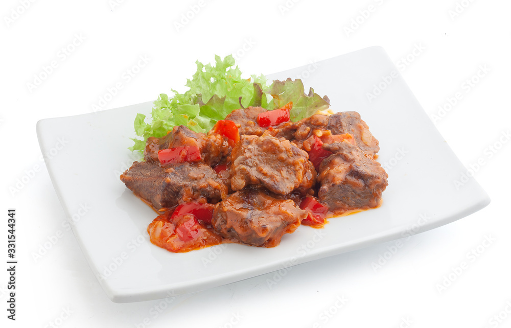 Prepared beef paprikash Prepared beef paprikash