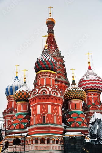 St. Basil Cathedral, Red Square, Moscow, Russia.