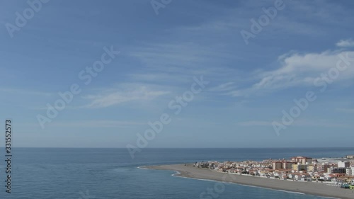 Landscape of Calahonda a sunny day, Granada, Spain photo