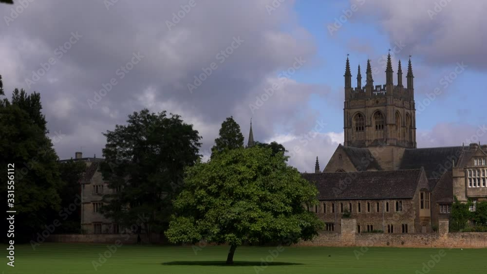 Oxford city university town time lapse UK 4K Oxford city university town time lapse UK 4K