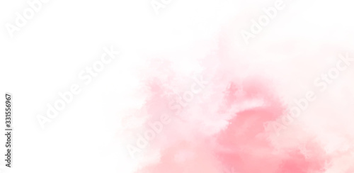 Abstract colorful watercolor on white background. Digital art painting. © Hybrid Graphics