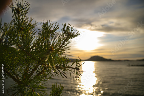 sunset at Kristiansund  Norway