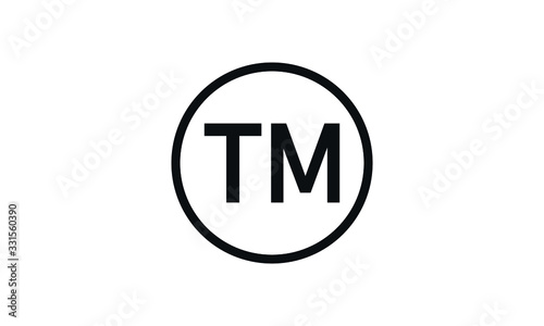Trademark icon logo, Trademark vector illustration