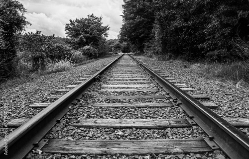 railroad tracks photo