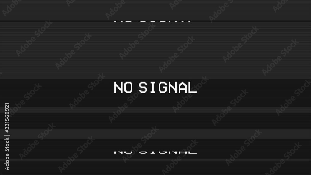 Glitch noise static television or VHS VFX. Tv screen interference distortion effect. Vintage background or glitch transition effect for video editing. Old damaged noisy stripes effect 4K.
