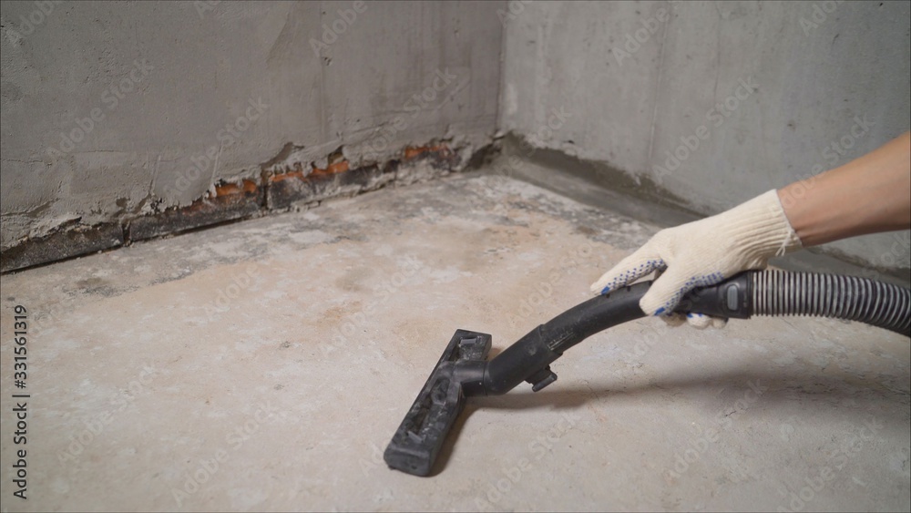 construction cleaning service sleeve anchor bolt . dust removal with