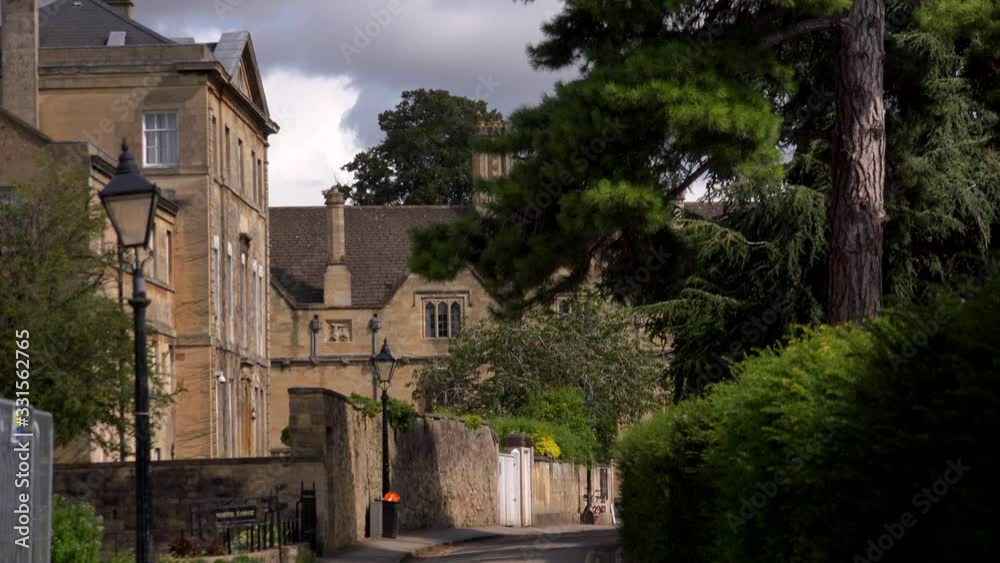 Oxford city university town time lapse UK 4K Oxford city university town time lapse UK 4K