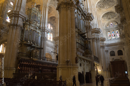 Photos Interior of Malaga cathedral, Spain