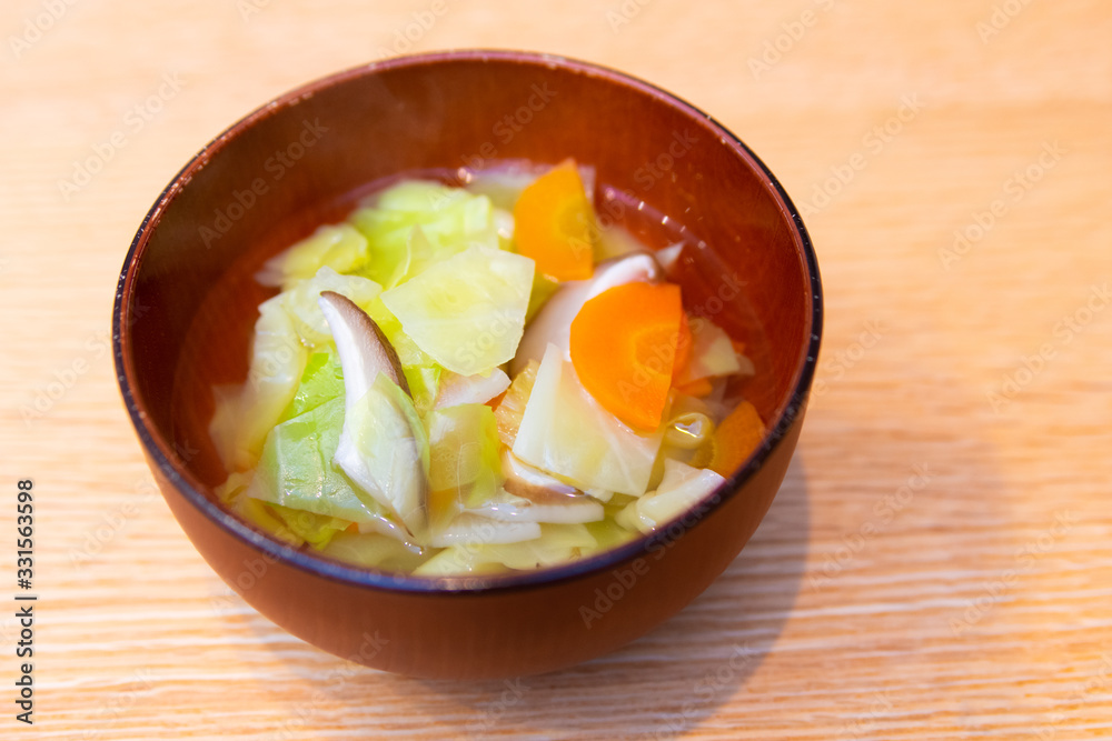 野菜の和風スープ 野菜の和風スープ