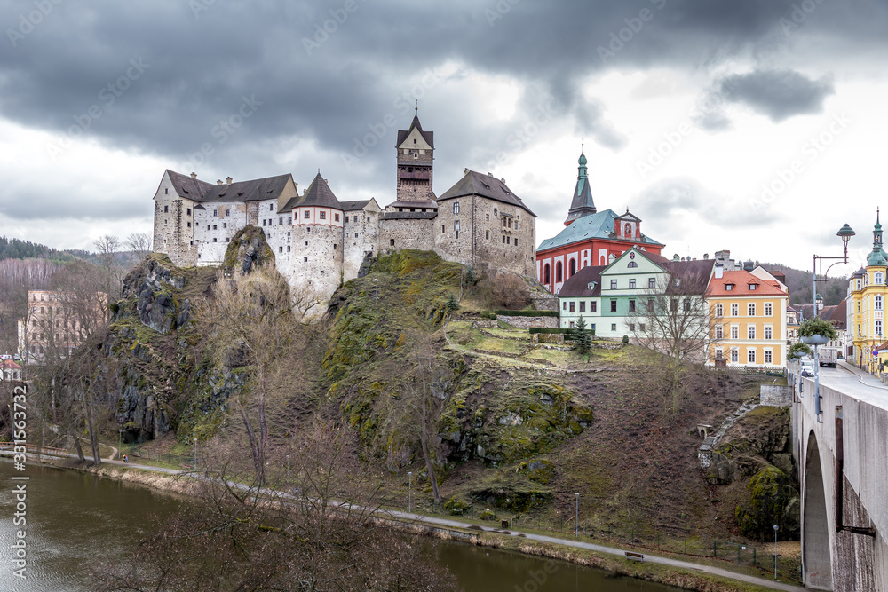 Historic town Loket, Bohemia Historic town Loket, Bohemia