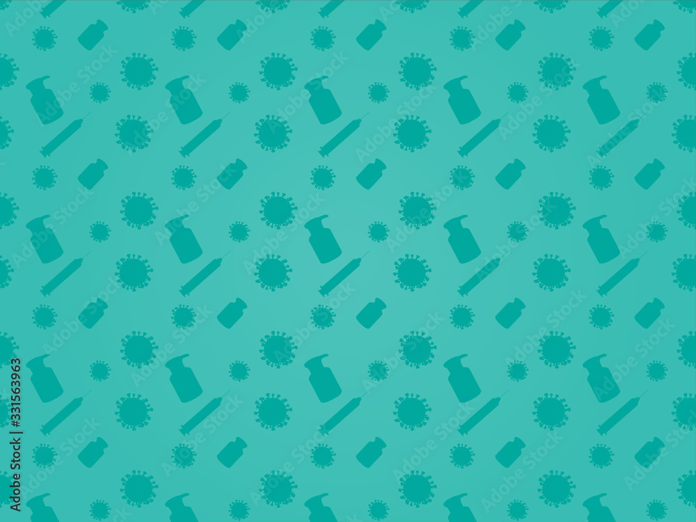 Coronavirus Pattern Background