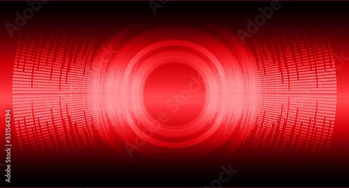 Sound waves oscillating dark  light